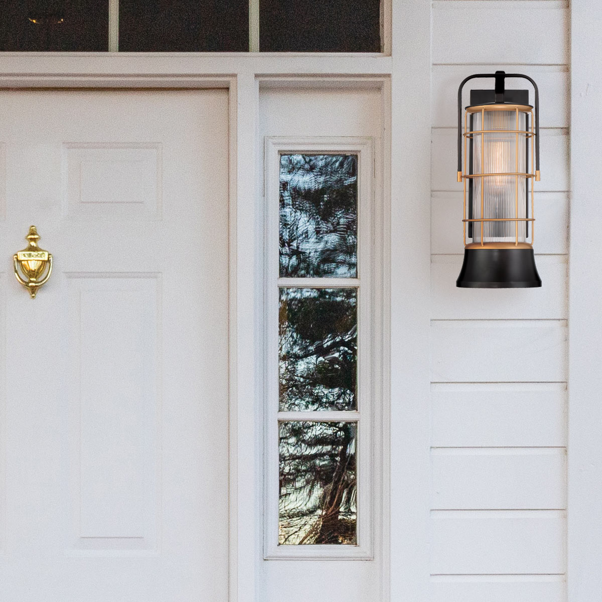 картинка Настенный фонарь Eurofase, Арт. QN-RIVAMAR-M-BLK-GD от магазина Одежда+ 8