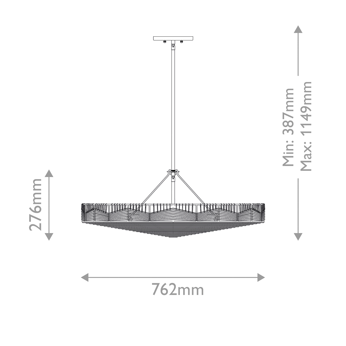 Дизайнерский подвесной светильник Ophelia, стиль:  7