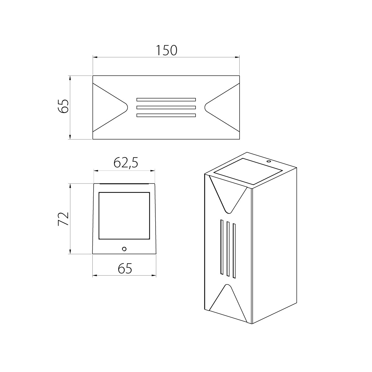 картинка Настенный фонарь Natural Concepts, Арт. NC-023028-SB от магазина Одежда+ 4