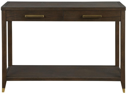 Коричневая консоль Gaelen Gramercy Home, размеры: 120x34x86 см Дизайнерская консоль Gaelen коричневая