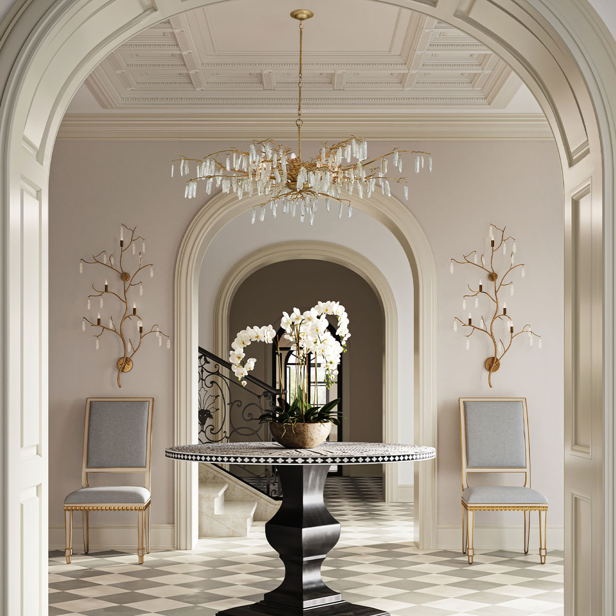 Дизайнерская люстра Forest dawn, стиль:  5