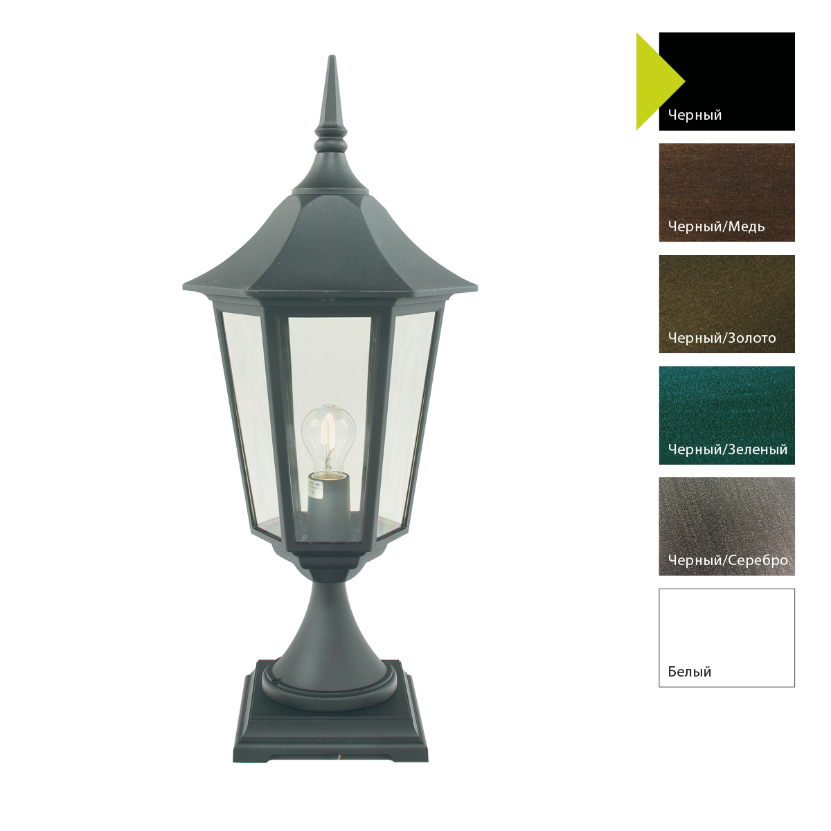 картинка Фонарь-пьедестал Norlys, MODENA BIG B (Черный) от магазина Одежда+ 1