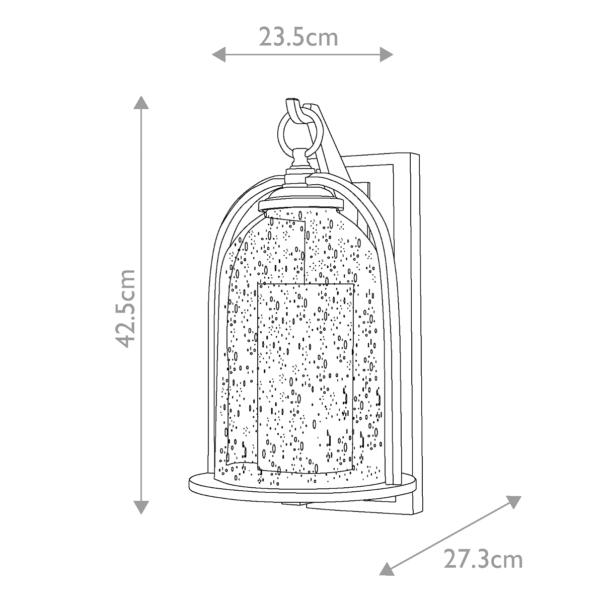 картинка Настенный фонарь Hinkley Lighting, Арт. HK-QUINCY-M от магазина Одежда+ 6