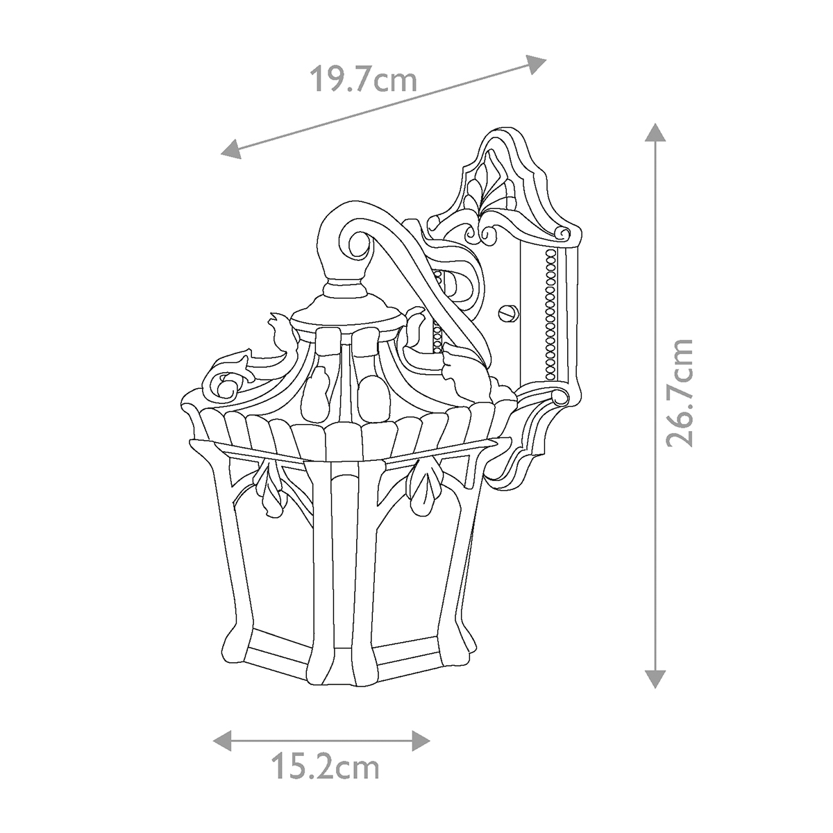 картинка Настенный фонарь Kichler, Арт. KL-TOURNAI2-S от магазина Одежда+ 5