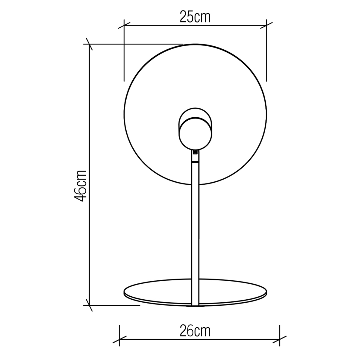 Дизайнерская настольная лампа Dot, стиль:  11