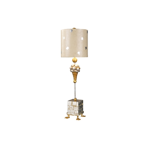 Настольная лампа Pompadour x Gramercy Home, размеры: 22,8x22,8x80,9 см Дизайнерская настольная лампа Pompadour x, стиль: арт-деко