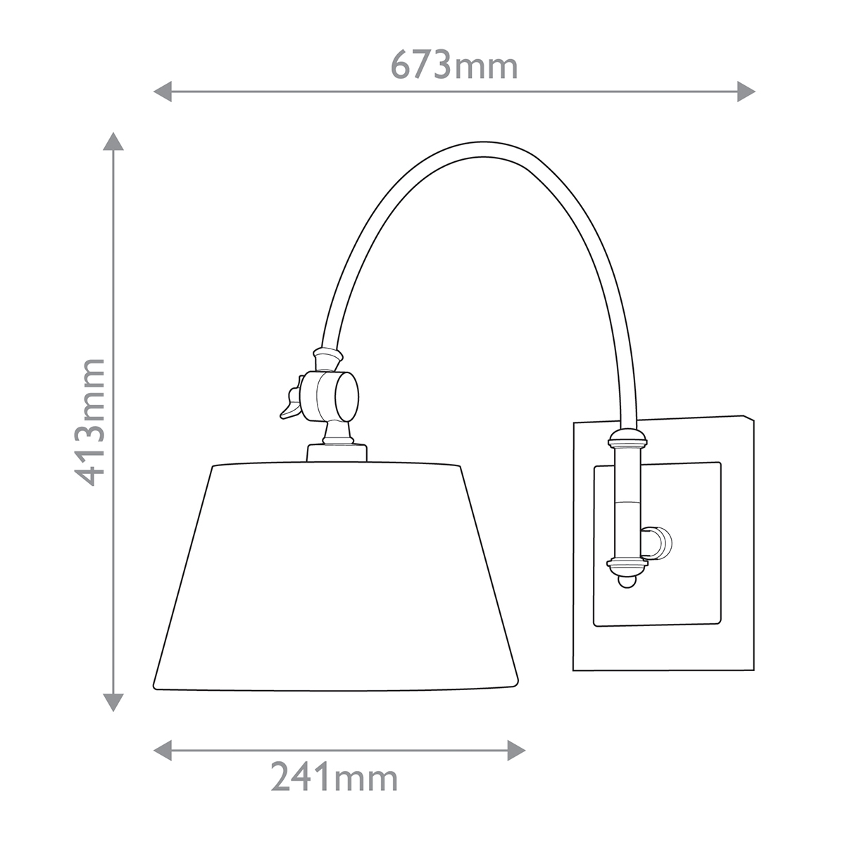 Дизайнерское бра Ashby, стиль:  7