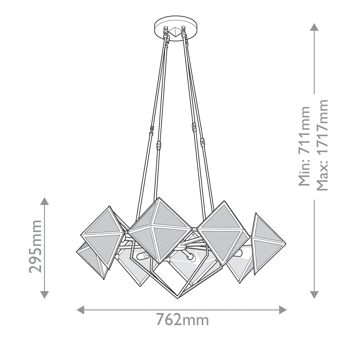 Дизайнерская люстра Cairo, стиль:  7