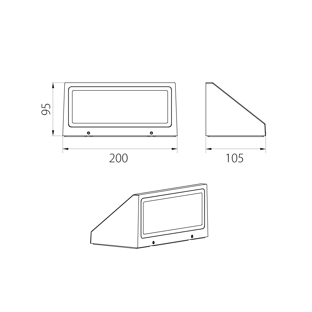 картинка Настенный фонарь Natural Concepts, Арт. NC-003054-DG от магазина Одежда+ 4