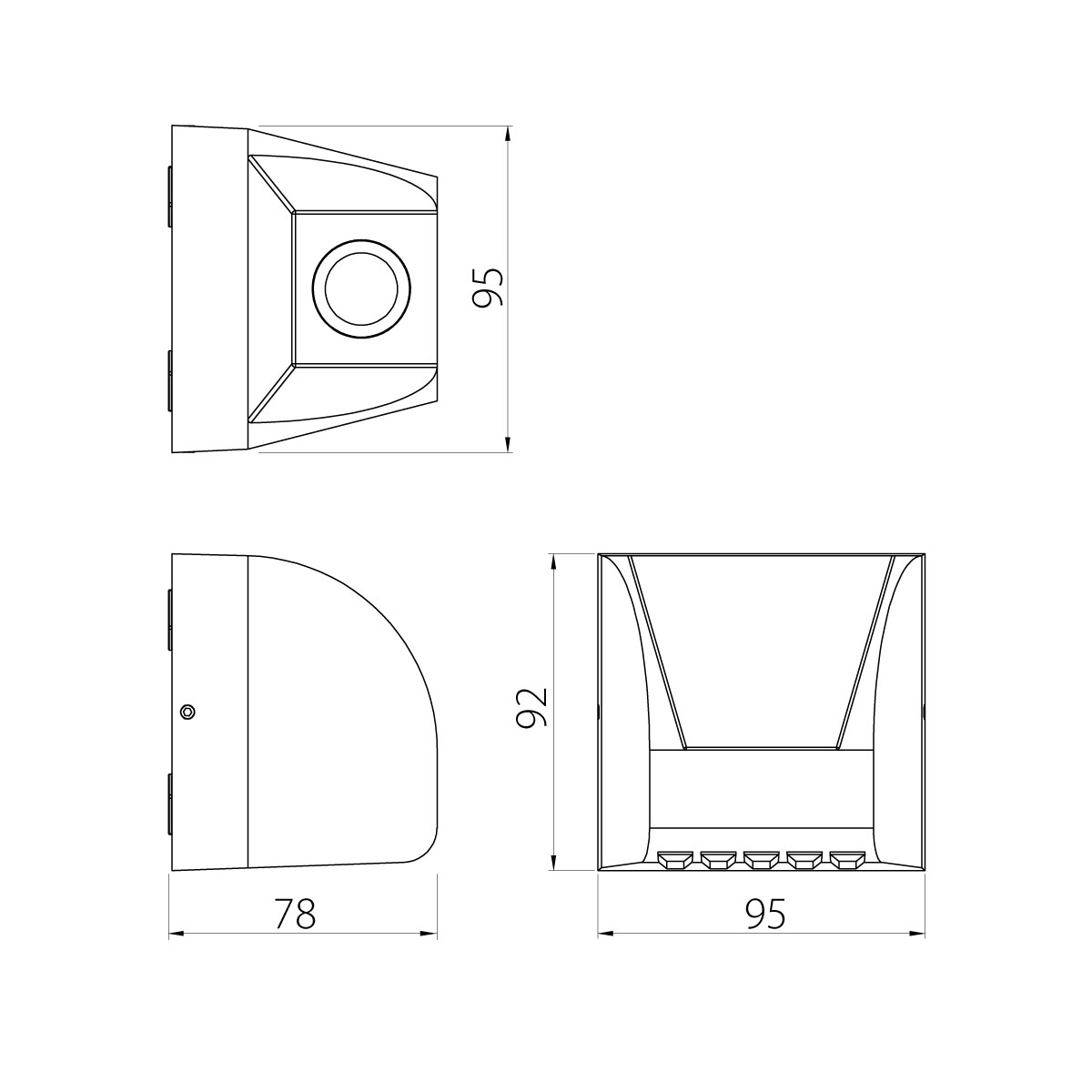 картинка Настенный фонарь Natural Concepts, Арт. NC-003031-DG от магазина Одежда+ 2