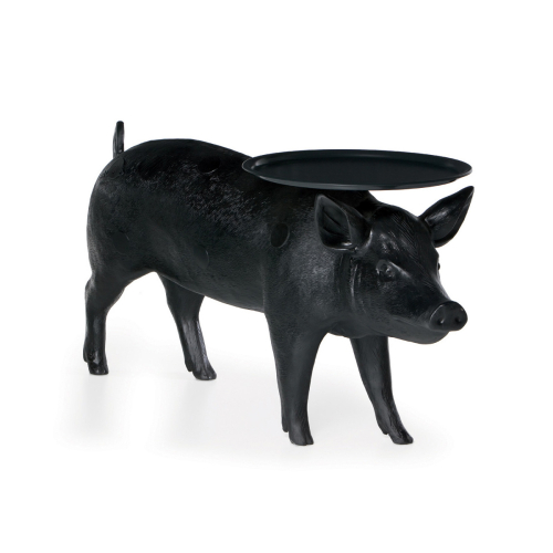 Дизайнерский декоративный столик Pig черный