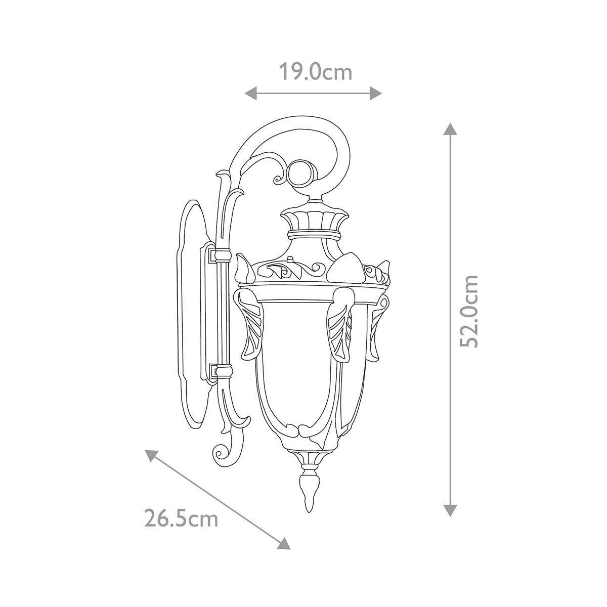 картинка Настенный фонарь Elstead Exterior, Арт. PH2-M-OB от магазина Одежда+ 6