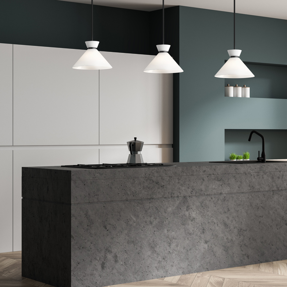 Дизайнерский подвесной светильник Halston, стиль: современный 6