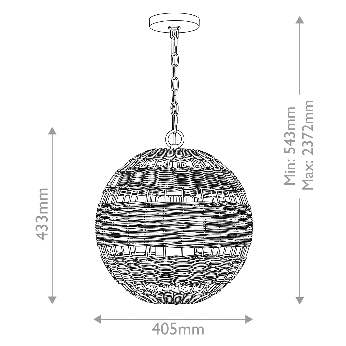 Дизайнерский подвесной светильник Lindendale, стиль: современный 10