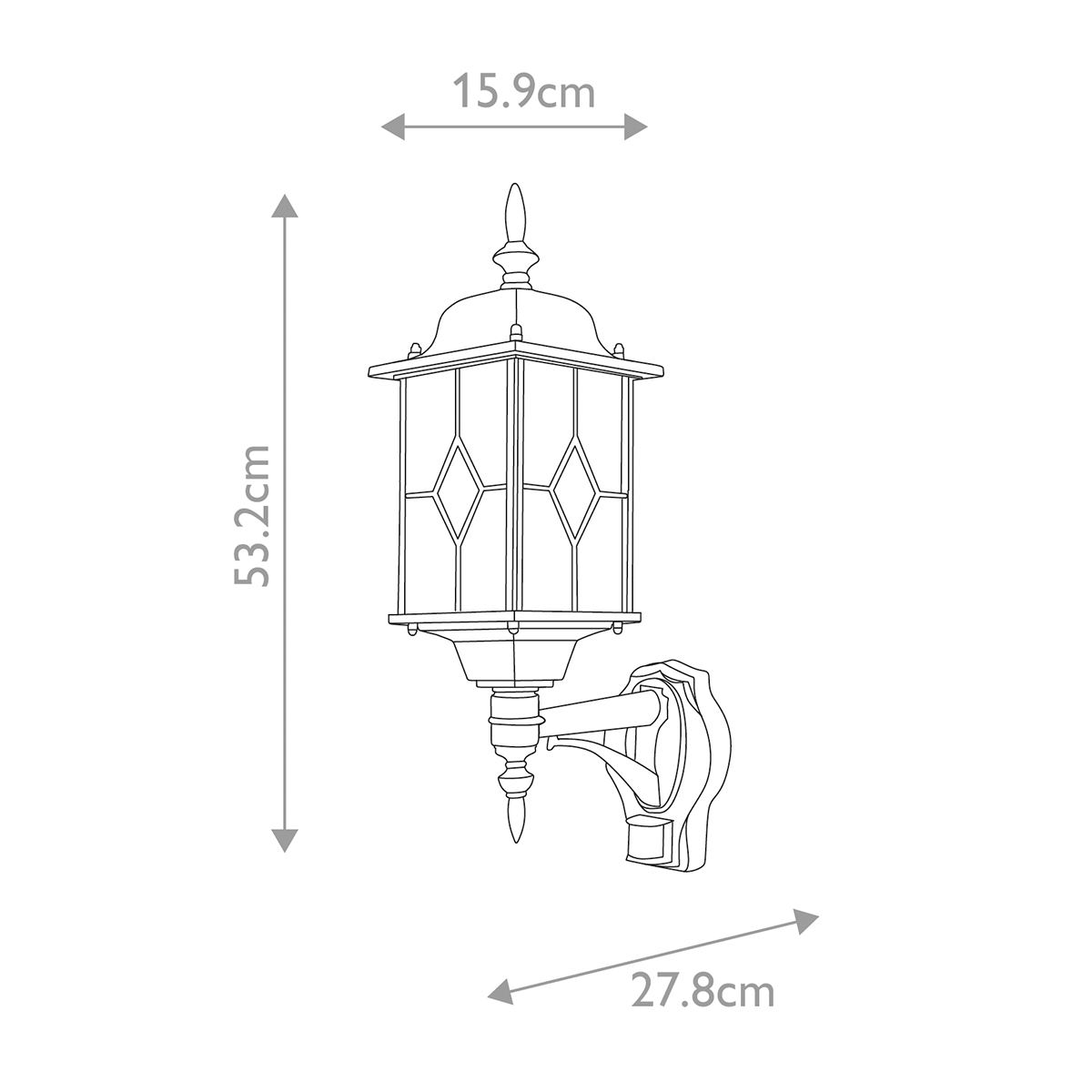 картинка Настенный фонарь Elstead Exterior, Арт. WX1-PIR от магазина Одежда+ 4