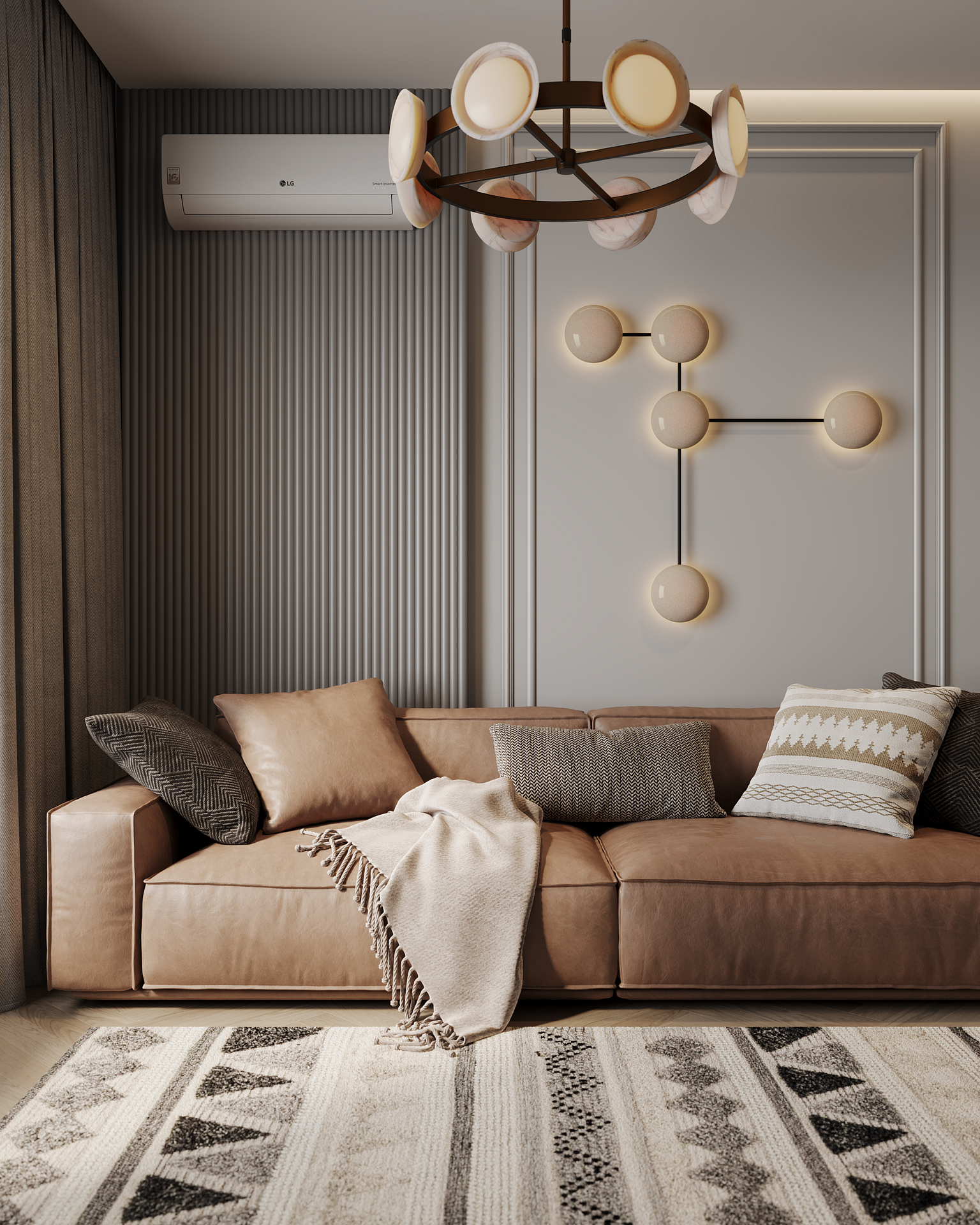 Дизайнерская люстра Alonso, стиль:  7