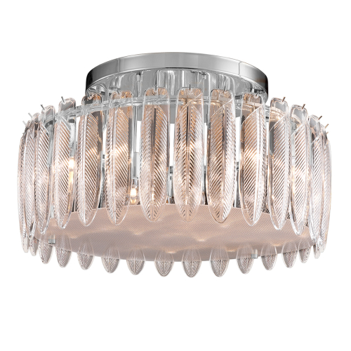 Дизайнерский потолочный светильник Piuma, стиль: 