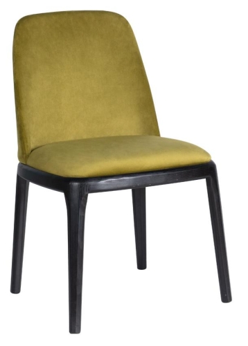 Желтый стул Lwid Gramercy Home, размеры: 54x52x86 см Дизайнерский стул Lwid желтый