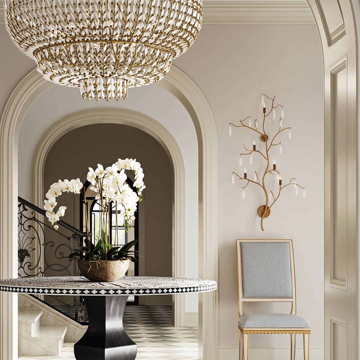 Дизайнерское бра Forest light, стиль:  5