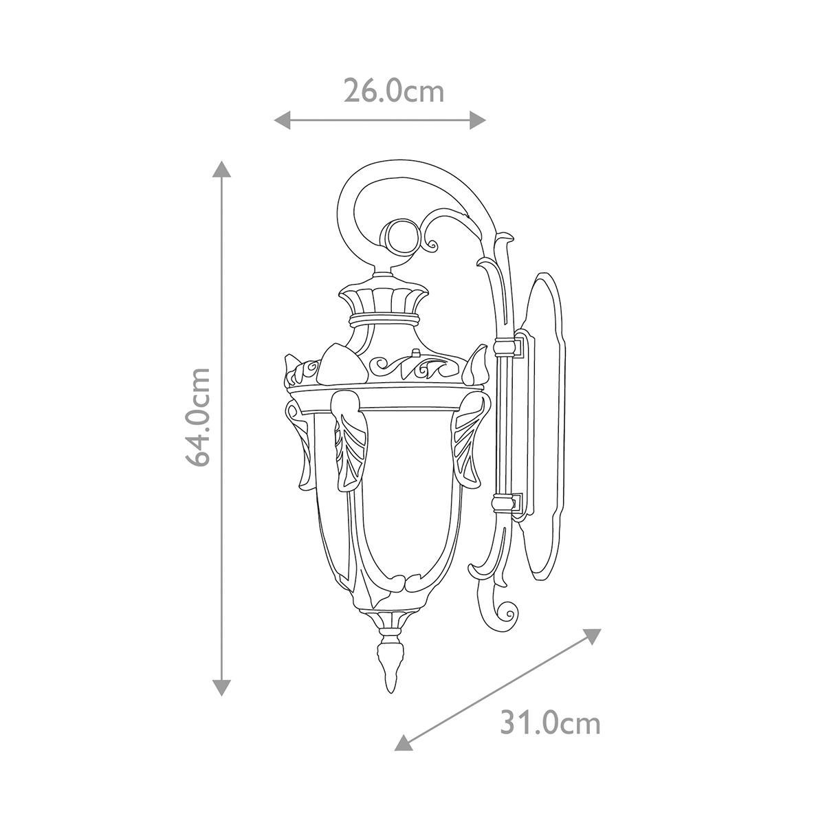 картинка Настенный фонарь Elstead Exterior, Арт. PH2-L-OB от магазина Одежда+ 5
