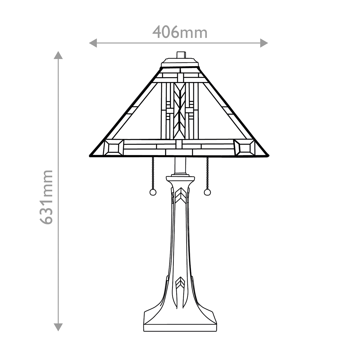 Дизайнерская настольная лампа Navajo, стиль: классический 9