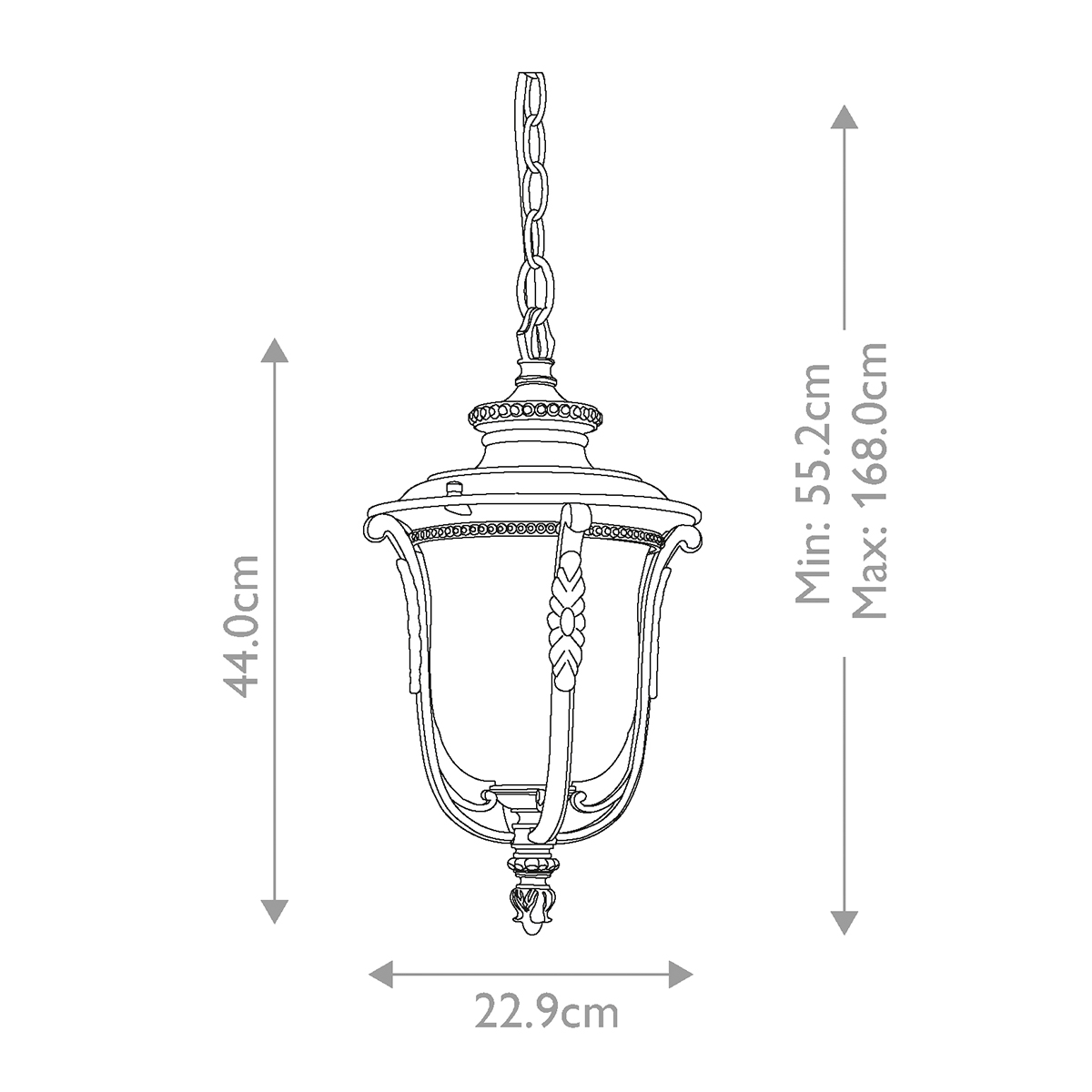 картинка Подвесной фонарь Kichler, Арт. KL-LUVERNE8-M от магазина Одежда+ 7