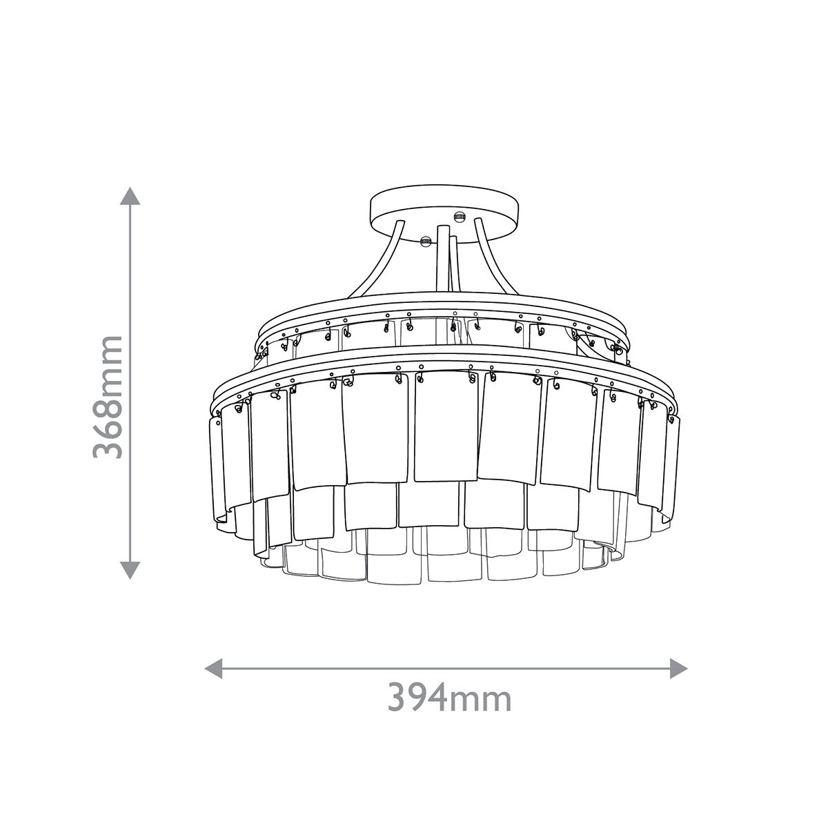 Дизайнерский потолочный светильник Vintner, стиль:  7