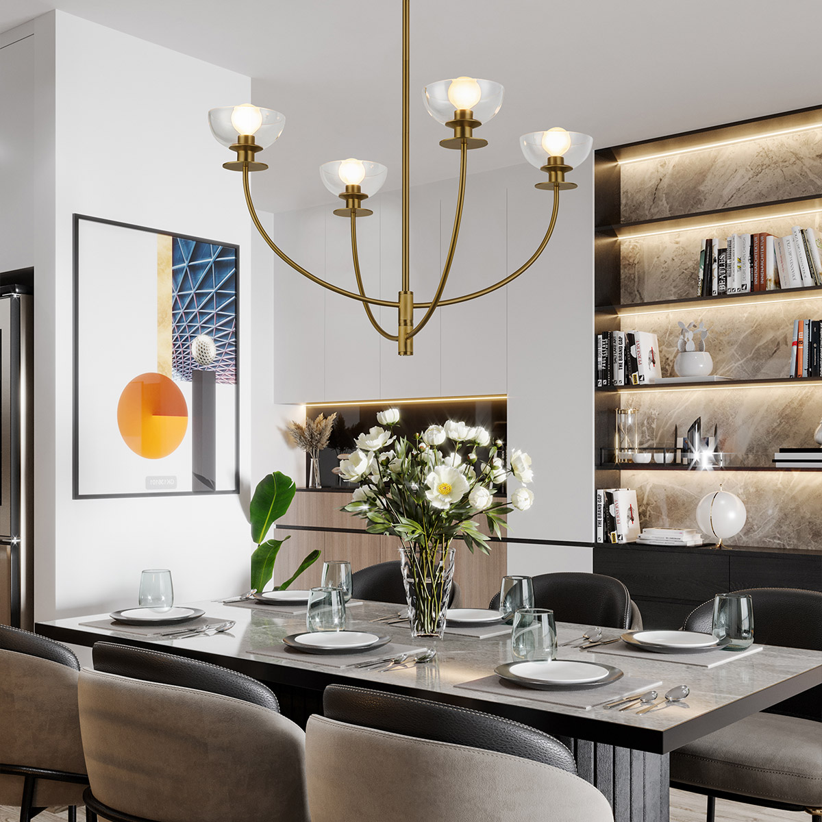 Дизайнерская люстра Sylvia, стиль: современный 6