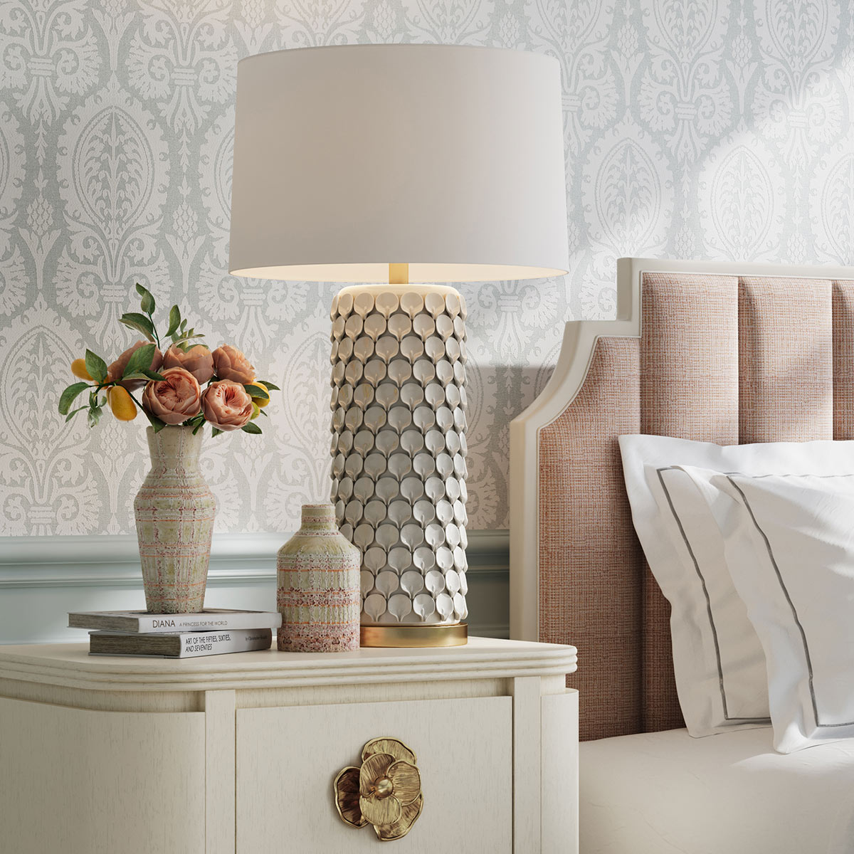 Дизайнерская настольная лампа Calla lily, стиль:  5