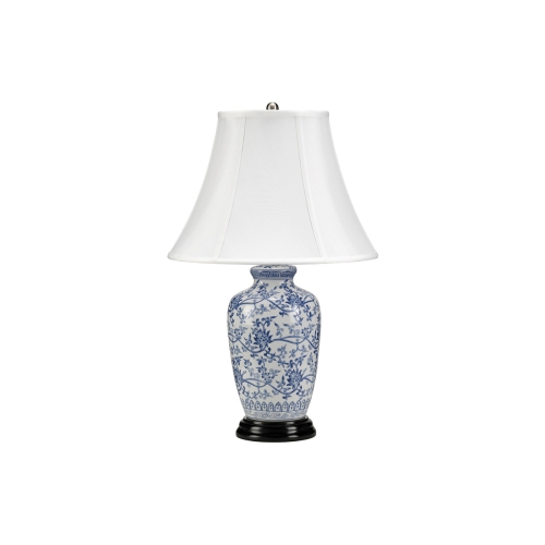 Настольная лампа Blue g jar Gramercy Home, размеры: 36xx57 см Дизайнерская настольная лампа Blue g jar, стиль: английский
