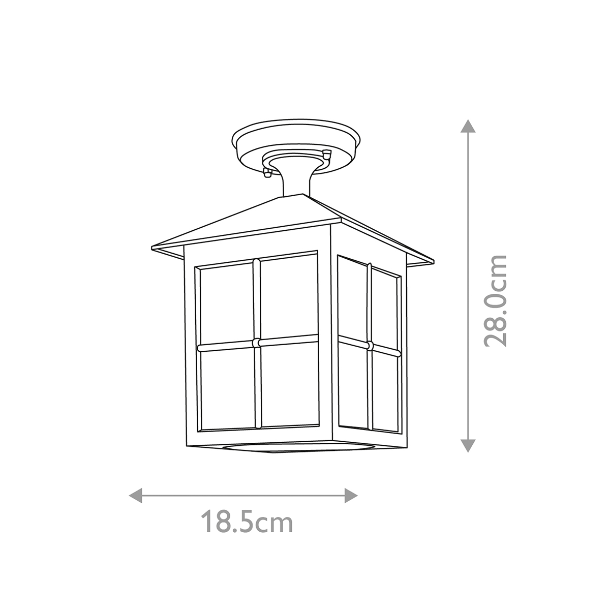 картинка Подвесной фонарь Elstead Exterior, Арт. BL18A-BLACK от магазина Одежда+ 4