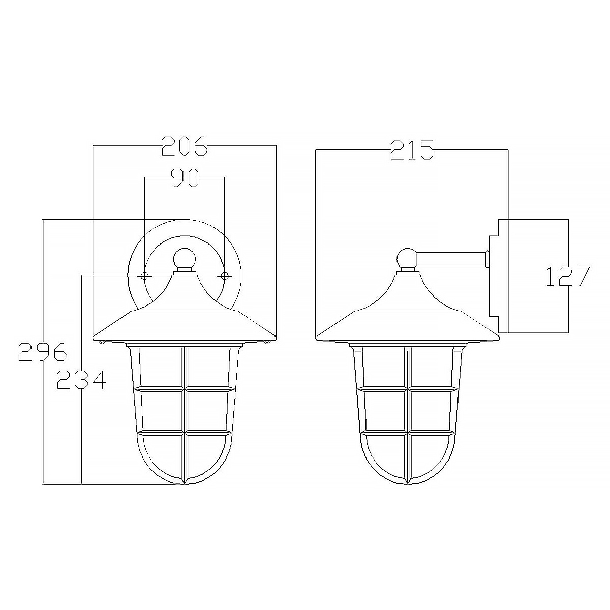 картинка Настенный фонарь HK-MARINA2-S Hinkley, арт. HK-MARINA2-S от магазина Одежда+ 5