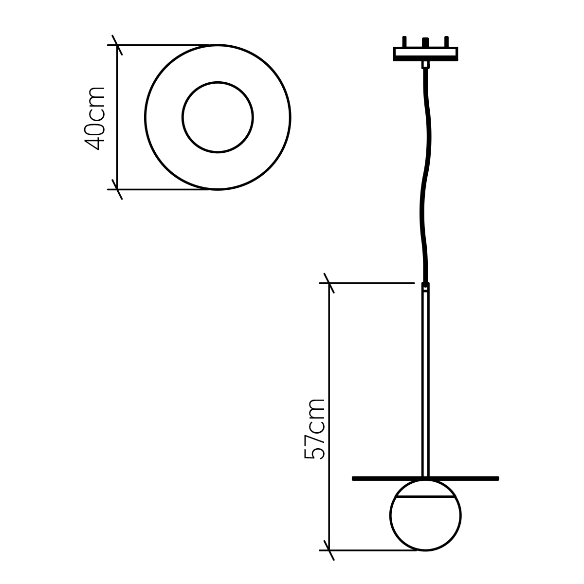 Дизайнерский подвесной светильник Orbit, стиль:  6