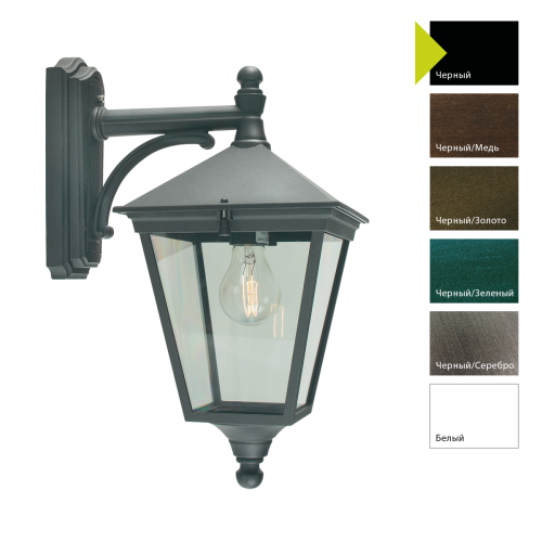 картинка Настенный фонарь Norlys, LONDON B (Черный) магазин Одежда+ являющийся официальным дистрибьютором в России  картинка Настенный фонарь Norlys, LONDON B (Черный) от магазина Одежда+