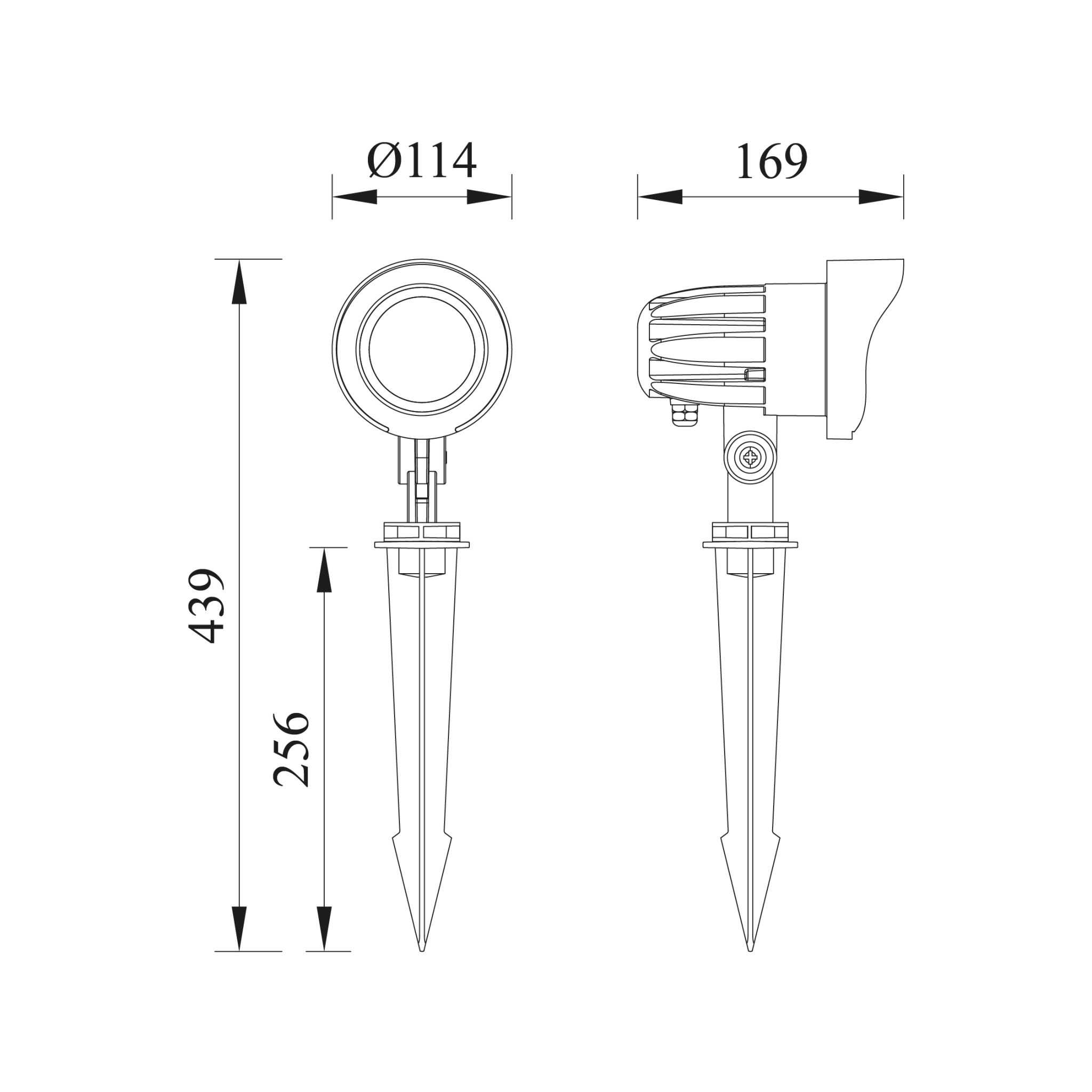 картинка Ландшафтный светильник Natural Concepts, Арт. NC-003729-DG от магазина Одежда+ 6