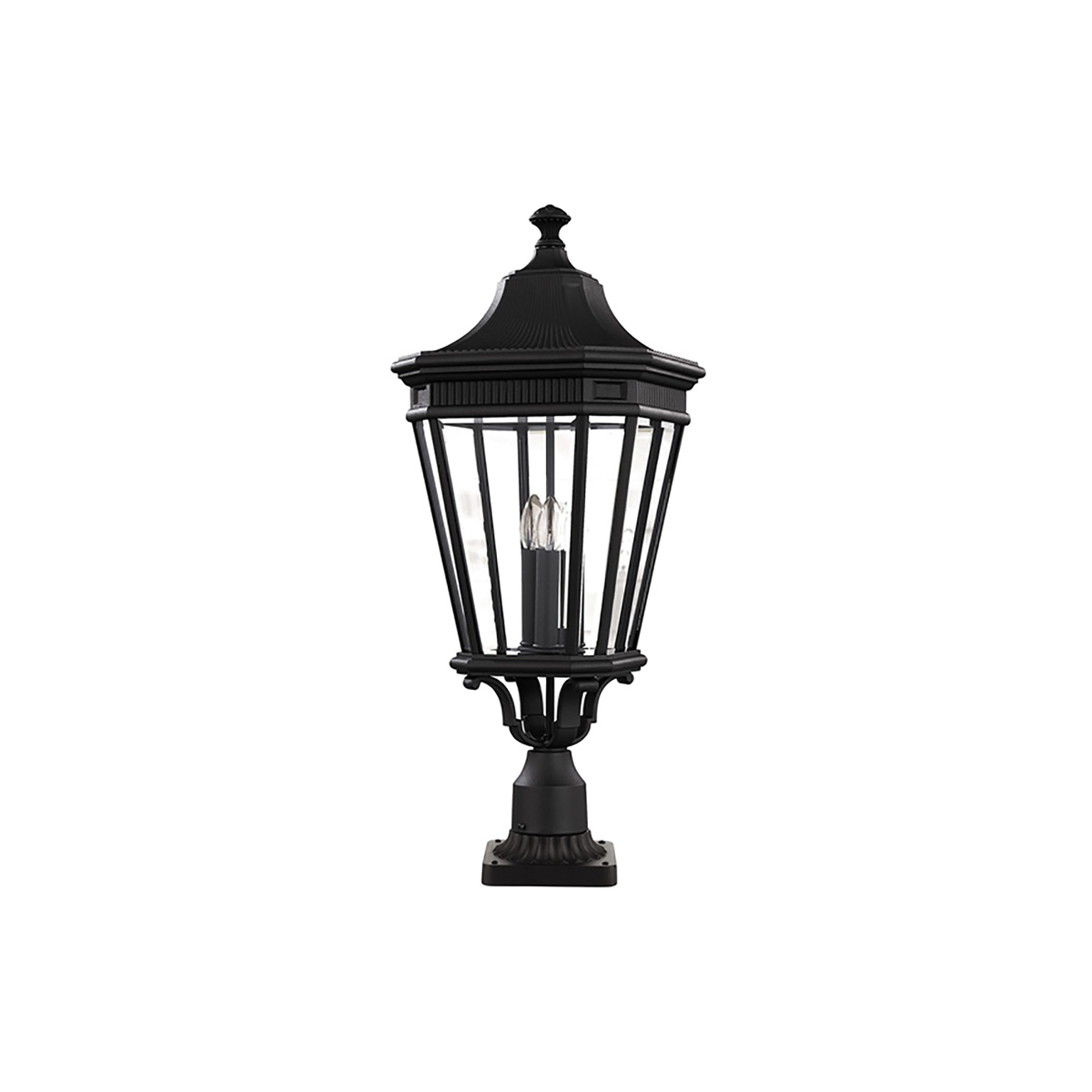 картинка Фонарь-пьедестал Feiss, Арт. FE-COTSLN3-L-BK от магазина Одежда+ 1