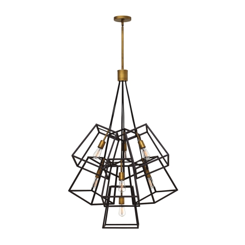 Люстра Fulton Gramercy Home, размеры: 70,3x216,2x117,5 см Дизайнерская люстра Fulton, стиль: современный