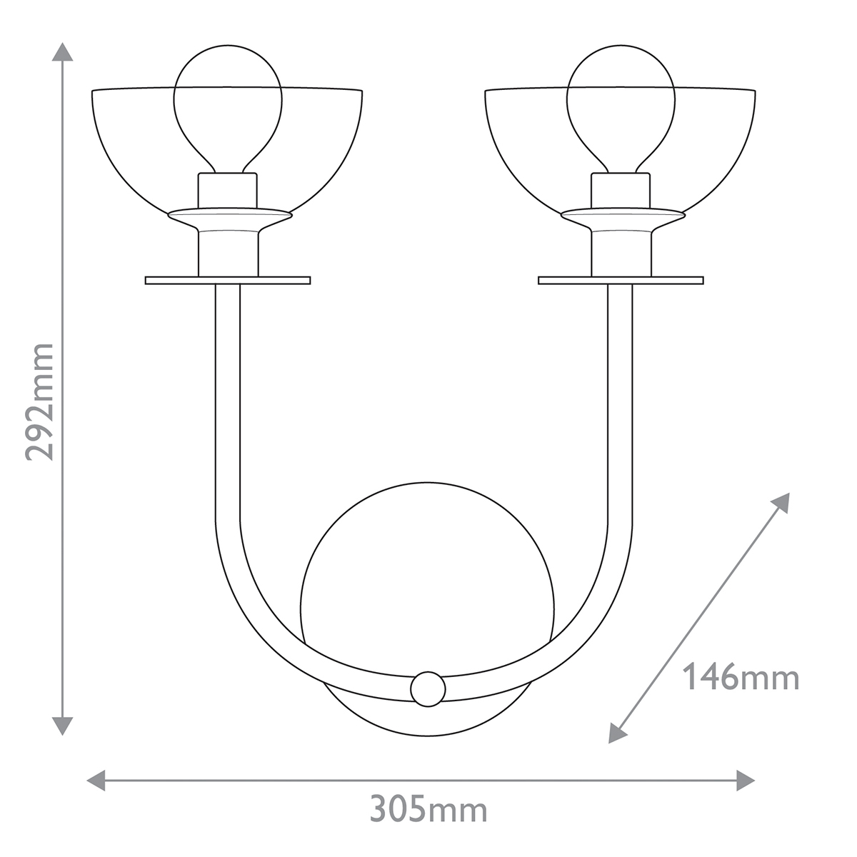 Дизайнерское бра Sylvia, стиль: современный 5