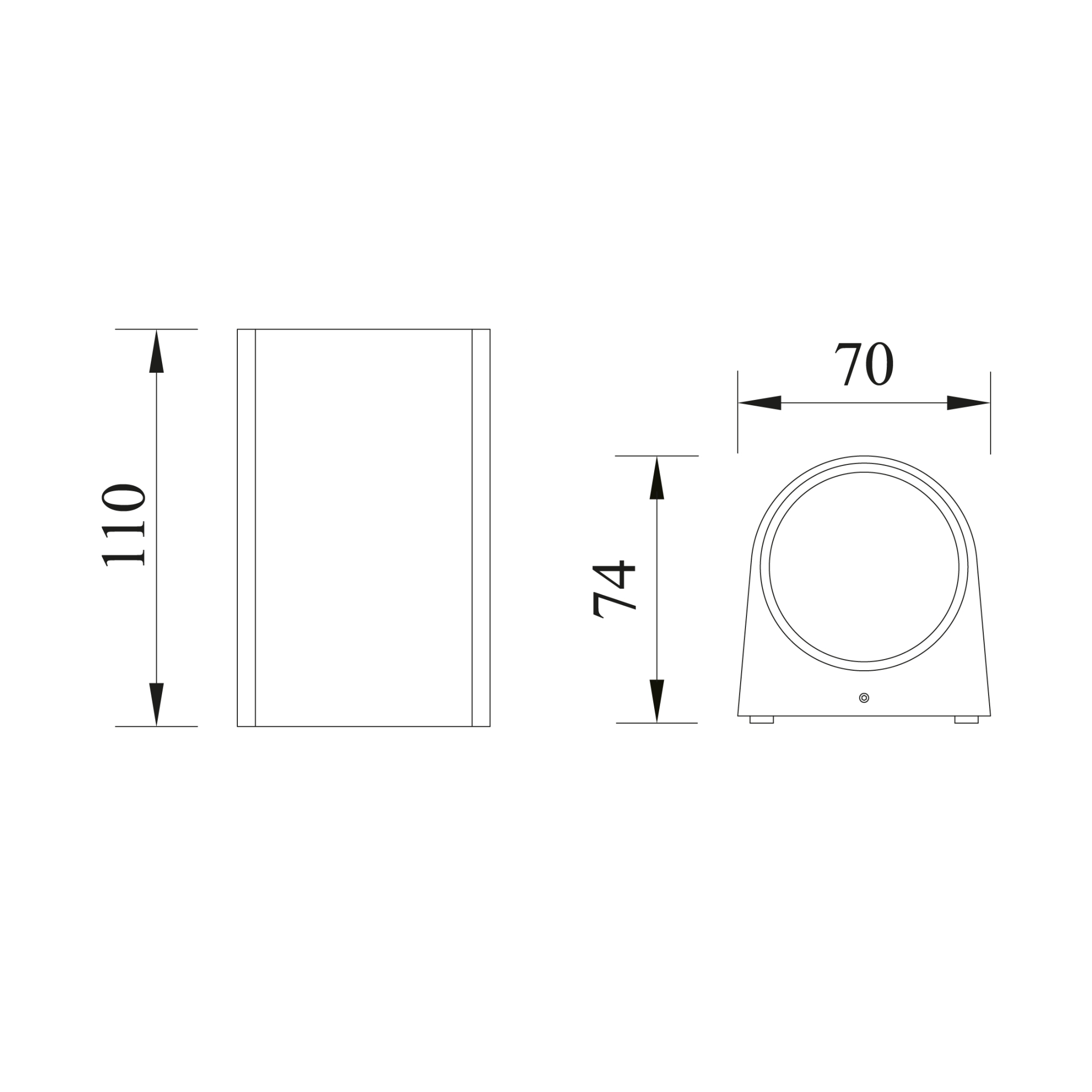 картинка Настенный фонарь Natural Concepts, Арт. NC-013332-SB от магазина Одежда+ 4
