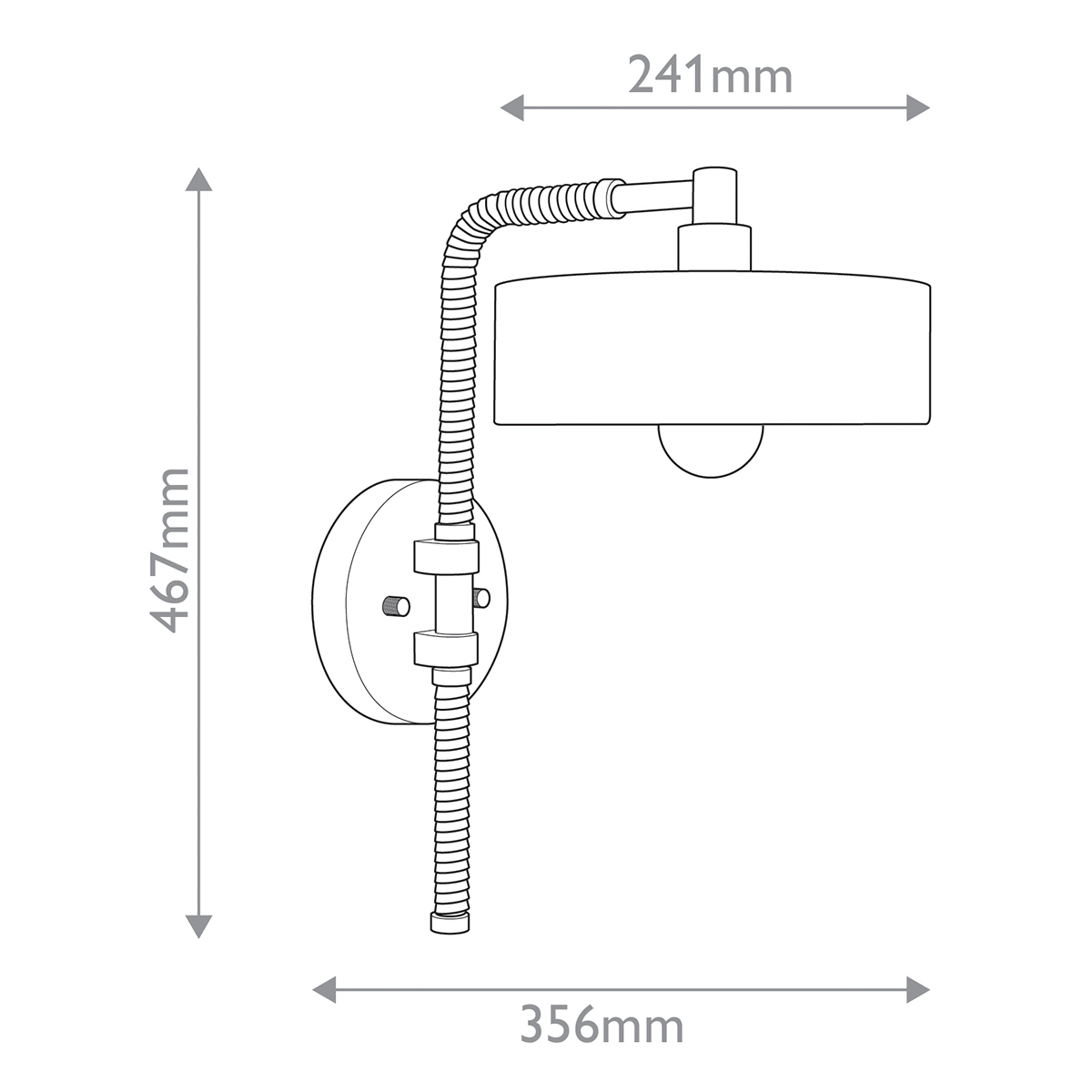 Дизайнерское бра Aaron, стиль:  7