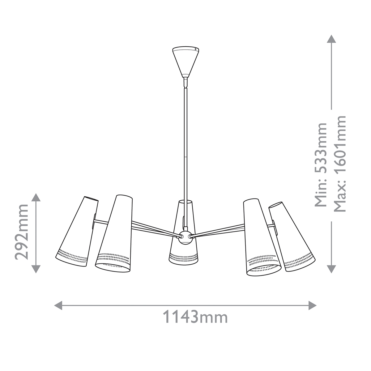 Дизайнерская люстра Brickell, стиль:  5