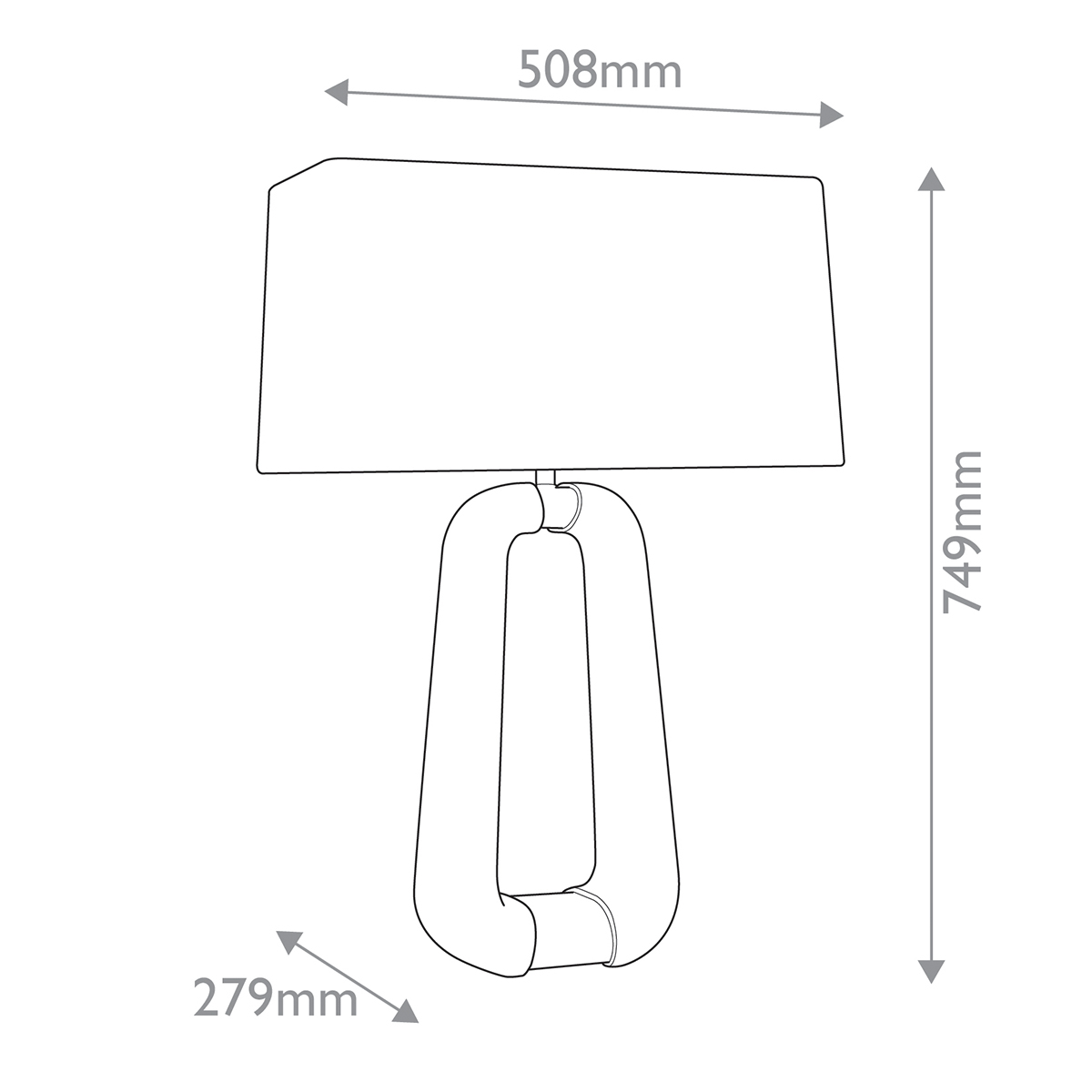 Дизайнерская настольная лампа Gianni, стиль:  7