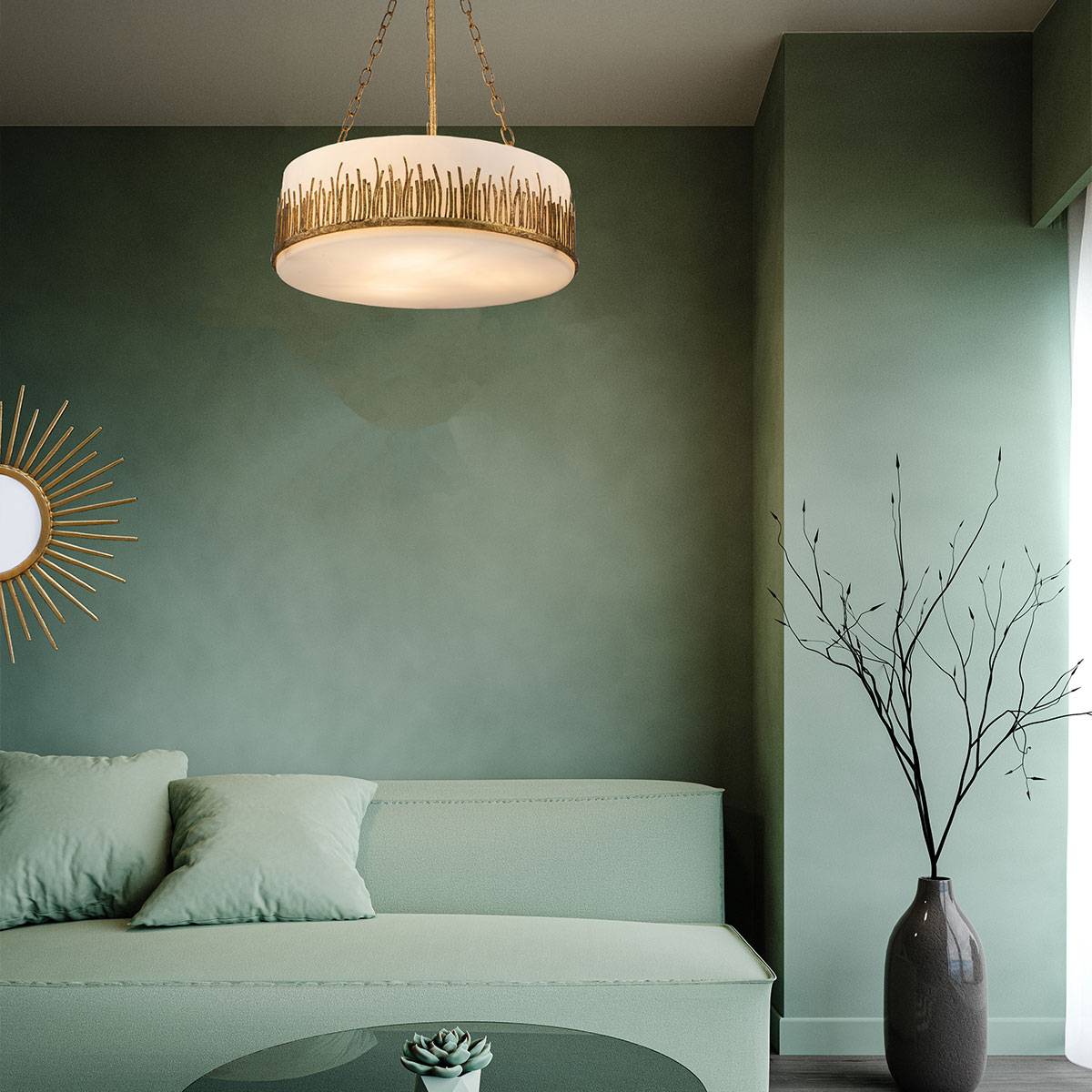 Дизайнерский подвесной светильник Sawgrass, стиль:  5