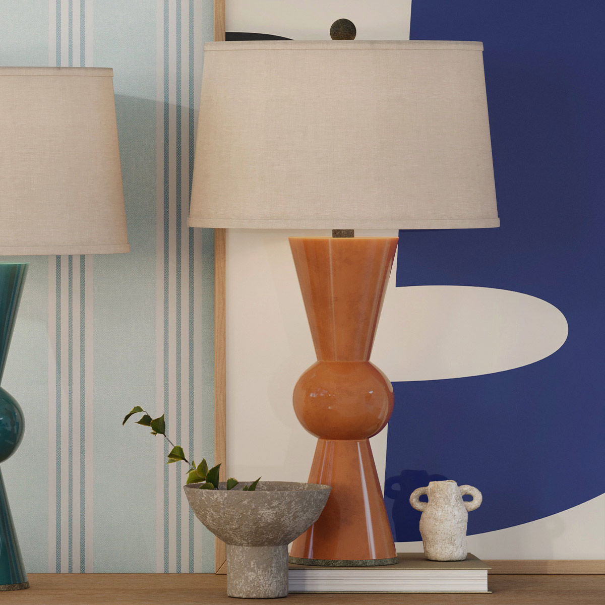 Дизайнерская настольная лампа Upbeat, стиль:  4