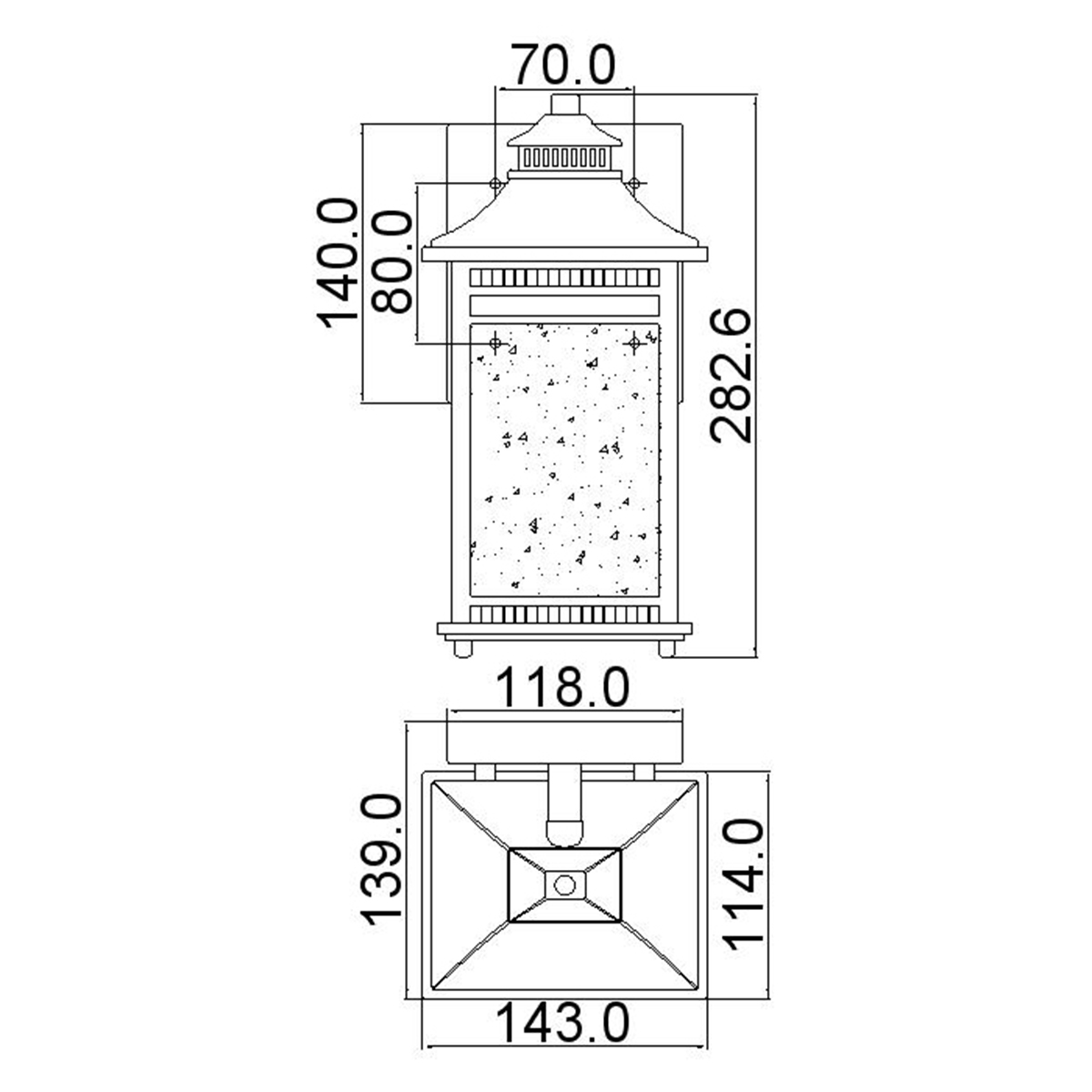 картинка Настенный фонарь QZ-LIVINGSTON2-S Quoizel, арт. QZ-LIVINGSTON2-S от магазина Одежда+ 5