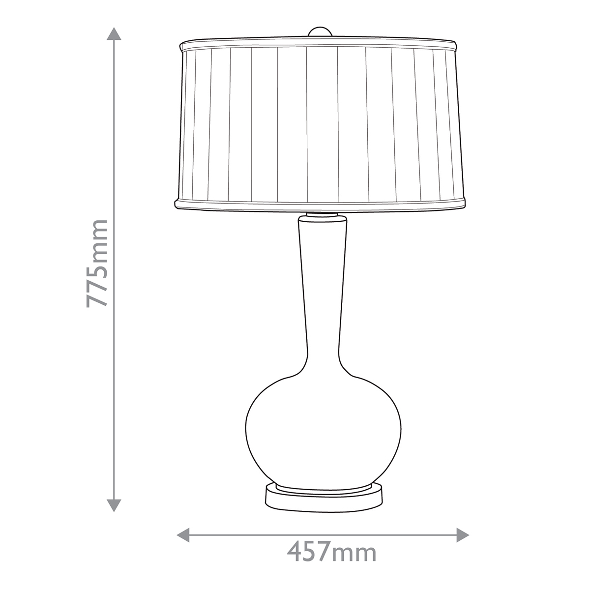 Дизайнерская настольная лампа Lamartine, стиль:  7