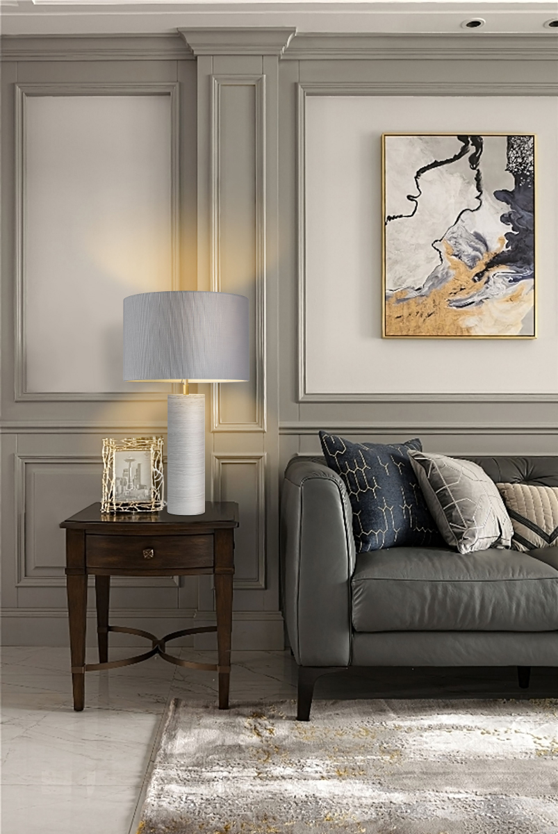 Дизайнерская настольная лампа Stone Table Lamp, стиль:  4