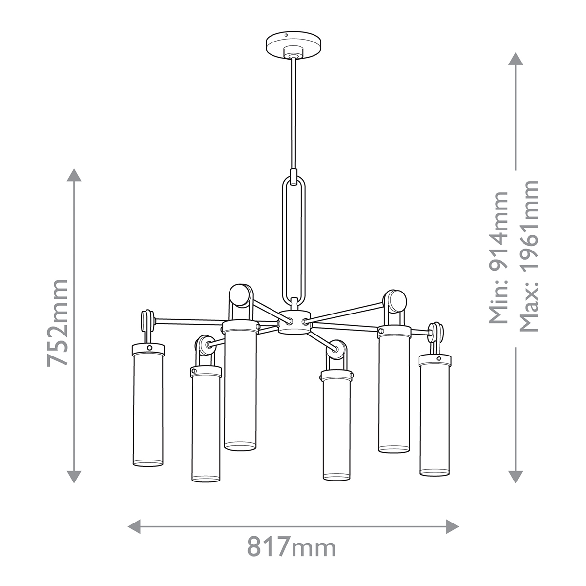 Дизайнерская люстра Wynwood, стиль:  7