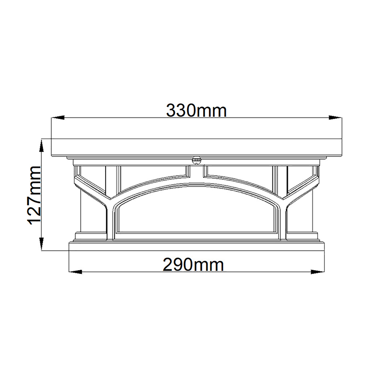 картинка Потолочный фонарь Quoizel, Арт. QZ-MARBLEHEAD-F от магазина Одежда+ 7