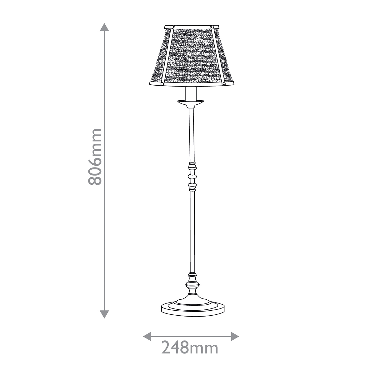 Дизайнерская настольная лампа Deauville, стиль:  7